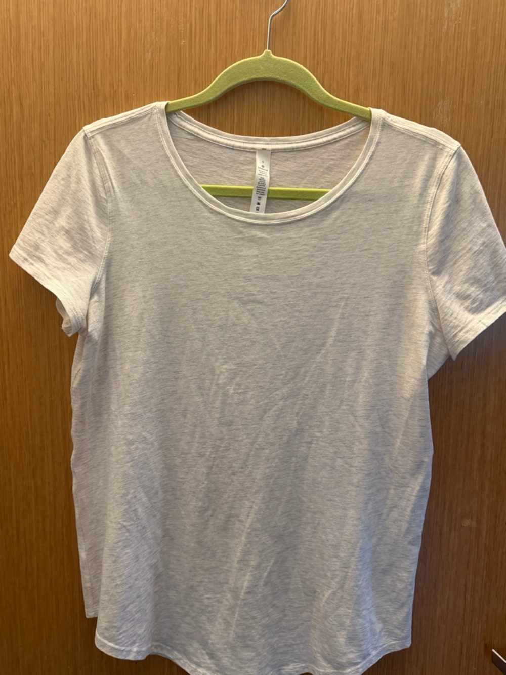 lululemon athletica Women's Short Sleeve Crew Tee in Light Gray